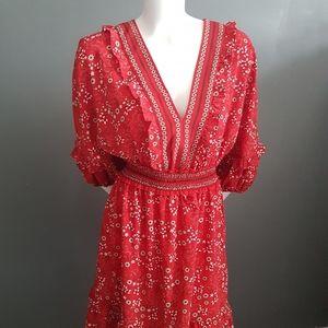 Max Studio Floral Midi Dress